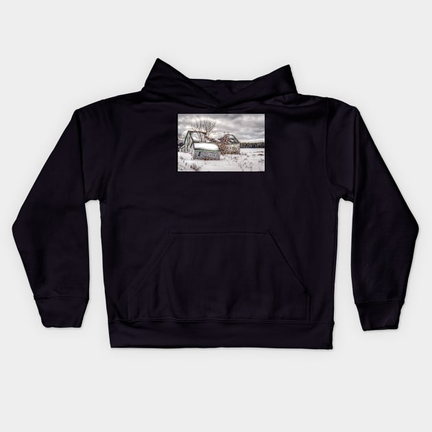 Winter Burden Kids Hoodie by BeanME